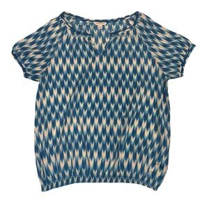 Banana Republic Size Large Short Sleeve Blouse - Lightweight Women's Top